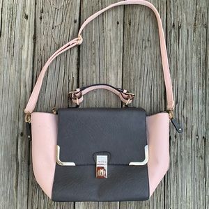 Dune Large 2 Tone Colorblock Handbag Purse Bag